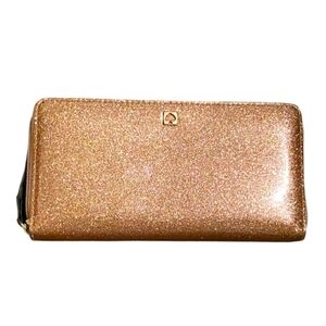 Kate Spade Wallet Gold Glitter Women's Clutch